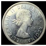 1964 Canada Silver Dollar Charlottetown CHOICE BU