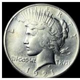 1921 Silver Peace Dollar UNCIRCULATED