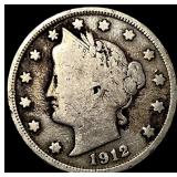 1912 Liberty Head Nickel NICELY CIRCULATED