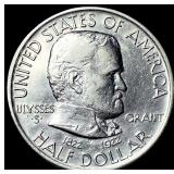 1922-S Silver Half Dollar Grant Commemorative CHOI