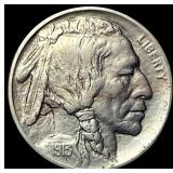 1913-D Buffalo Nickel Type 2 CHOICE AU