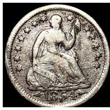 1854 Seated Liberty Half Dime NEARLY UNCIRCULATED