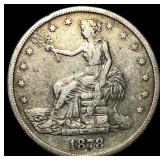 1878-S Silver Trade Dollar NEARLY UNCIRCULATED