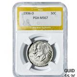 1936-D Arkansas Half Dollar PGA MS67
