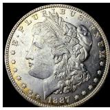 1887 Silver Morgan Dollar CHOICE BU