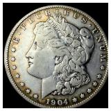 1904-S Silver Morgan Dollar NEARLY UNCIRCULATED