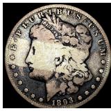 1893-O Silver Morgan Dollar LIGHTLY CIRCULATED