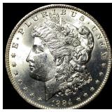 1884-O Silver Morgan Dollar GEM BU