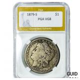 1879-S Morgan Silver Dollar PGA VG8