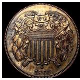 1866 Two-Cent Piece UNCIRCULATED