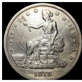 1878-S Silver Trade Dollar CLOSELY UNCIRCULATED