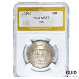 1936 York Half Dollar PGA MS67