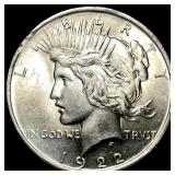 1922 Silver Peace Dollar CHOICE BU