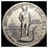 1925 Silver Lexington-Concord Half Dollar UNCIRCUL