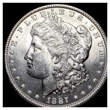 1887 Silver Morgan Dollar CHOICE BU