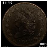 1811/10 Classic Head Large Cent CLOSELY UNCIRCULAT