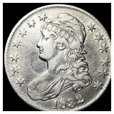 1832 Capped Bust Silver Half Dollar CLOSELY UNCIRC