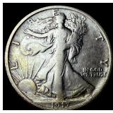 1917-S Silver Walking Liberty Half Dollar LIGHTLY