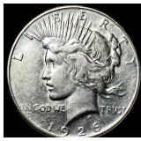 1926-S Silver Peace Dollar CLOSELY UNCIRCULATED