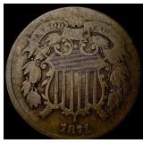 1871 Bronze Two-Cent Piece LIGHTLY CIRCULATED