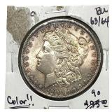 1900-O Morgan Silver Dollar Color