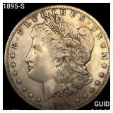 1895-S Morgan Silver Dollar CHOICE AU