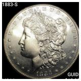1883-S Morgan Silver Dollar CHOICE BU