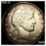 1901-O Barber Half Dollar CHOICE BU+
