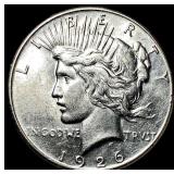 1926 Peace Silver Dollar CLOSELY UNCIRCULATED