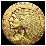 1913 Indian Head Gold Half Eagle $5 UNCIRCULATED
