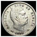 1883 Hawaii Silver Dime CLOSELY UNCIRCULATED