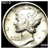 1921-D Mercury Dime UNCIRCULATED