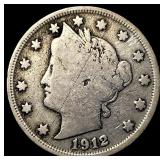 1912 Liberty Head Nickel LIGHTLY CIRCULATED