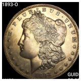 1893-O Morgan Silver Dollar CHOICE AU