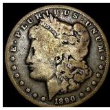 1890-CC Silver Morgan Dollar LIGHTLY CIRCULATED