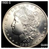 1900-S Morgan Silver Dollar CHOICE BU
