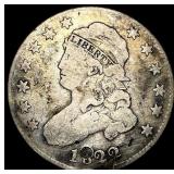 1822 Capped Bust Quarter NICELY CIRCULATED