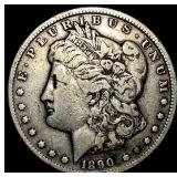 1890-CC Silver Morgan Dollar LIGHTLY CIRCULATED