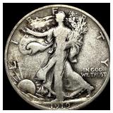 1919-D Silver Walking Liberty Half Dollar LIGHTLY