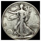 1933 Walking Liberty Half Dollar NEARLY UNCIRCULAT