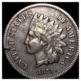 1873 Indian Head Cent NEARLY UNCIRCULATED