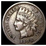 1908-S Indian Head Cent NEARLY UNCIRCULATED