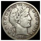 1898-S Silver Barber Half Dollar CLOSELY UNCIRCULA