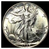 1945-D Silver Half Dollar Walking Liberty CHOICE B