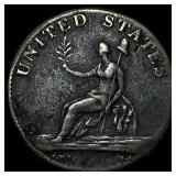 1783 Washington & Independence Colonial Token CLOS