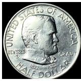 1922-S Silver Grant Memorial Half Dollar CHOICE BU