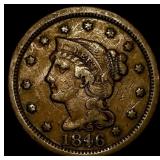 1846 Braided Hair Large Cent CLOSELY UNCIRCULATED