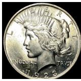 1923 Silver Peace Dollar GEM BU