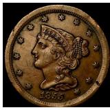1855 Braided Hair Half Cent CHOICE AU