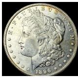 1896-S Silver Morgan Dollar CHOICE BU